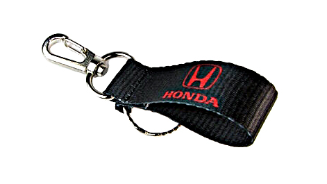 Брелок з логотипом HONDA Ленточный брелок с нанесением