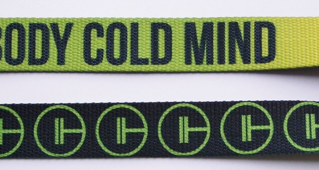 Стрічка ремінна з логотипом Cold Mind Лента ременная с нанесением печати