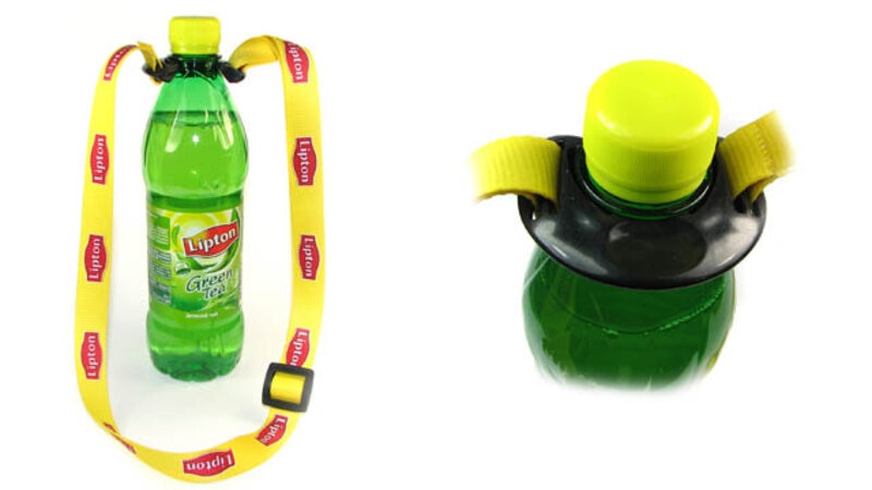 Тримач для пляшки з логотипом Lipton, регулювання довжини Держатель бутылки с логотипом