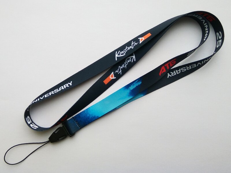 Шнурок з логотипом АТБ Шнурок для бейджа с петлей