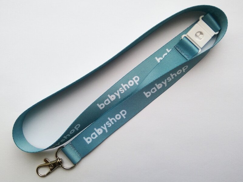 Шнурок для бейджу з логотипом Babyshop Шнурок для бейджа с разъемом безопасности