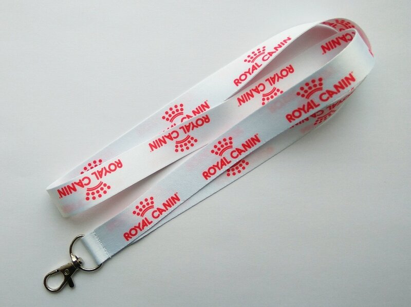 Шнурок для бейджа, логотип Royal Canin Шнурок для бейджа с логотипом
